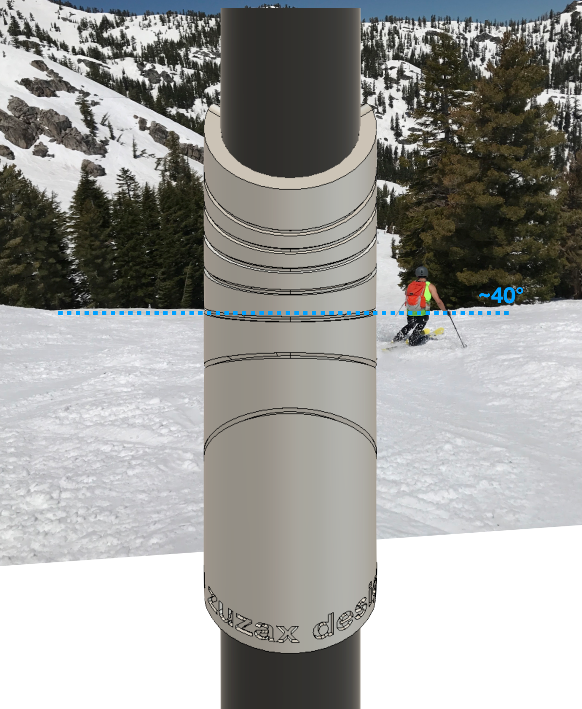 Ski Pole Slope Meter